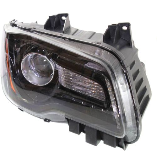 CHRYSLER 300 HEAD LAMP ASSEMBLY RIGHT (Passenger Side) (HALOGEN)(BLK BEZEL)**CAPA** OEM#68085416AF 2012-2014 PL#CH2503235C