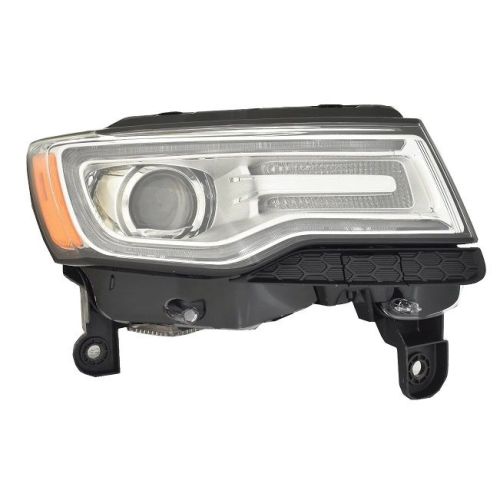 JEEPVEHICLE GRAND CHEROKEE / GRAND CHEROKEE WK HEAD LAMP ASSY RIGHT (Passenger Side) (HID)(WO/ADAPTIVE)(EXC SRT) OEM#68111000AM 2014-2015 PL#CH2503252