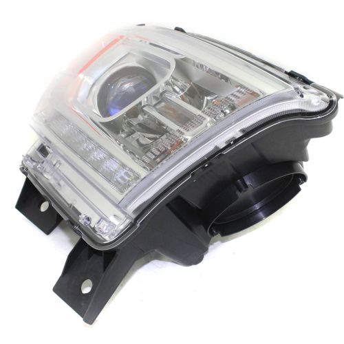 DODGE TRUCKS & VANS DURANGO HEAD LAMP ASSEMBLY RIGHT (Passenger Side) (HALOGEN)(W/ LED DRL)(CHR BEZEL) OEM#68184822AH 2014-2015 PL#CH2503257