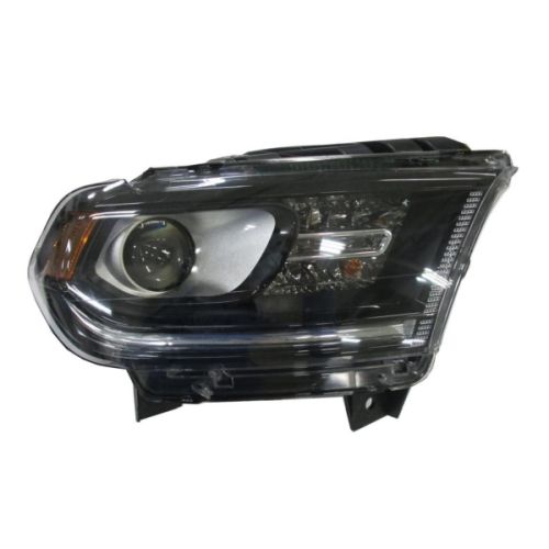 DODGE TRUCKS & VANS DURANGO  HEAD LAMP ASSY RIGHT (Passenger Side) (HALOGEN)(WO/LED DRL)(BLACK BEZEL) OEM#68299134AE 2016-2020 PL#CH2503302