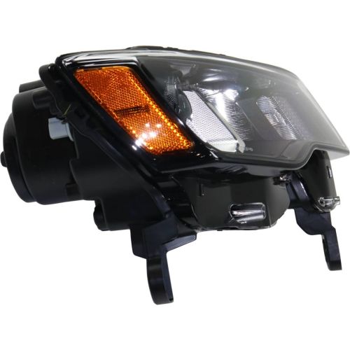 JEEP GRAND CHEROKEE HEAD LAMP ASSEMBLY RIGHT (Passenger Side) (HALOGEN)(BLK)**CAPA** OEM#68266646AD 2017-2021 PL#CH2503309C