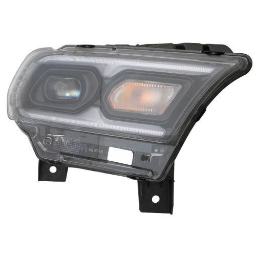 DODGE TRUCKS & VANS DURANGO HEAD LAMP ASSY RIGHT (Passenger Side) (W/BULB TURN SIGNAL)(BLACK)**CAPA** OEM#68433778AF 2021-2025 PL#CH2503344C