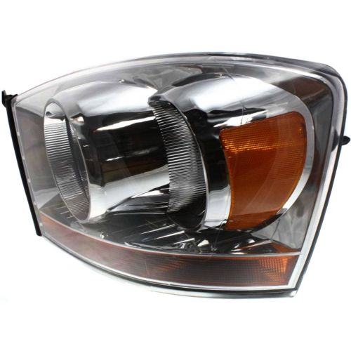 DODGE TRUCKS & VANS DODGE/PU ( R1500)(EXC Mega Cab ) HEAD LAMP ASSY LEFT (Driver Side) (W/O BLACK BEZEL)**CAPA** OEM#55077795AD 2006 PL#CH2518114C