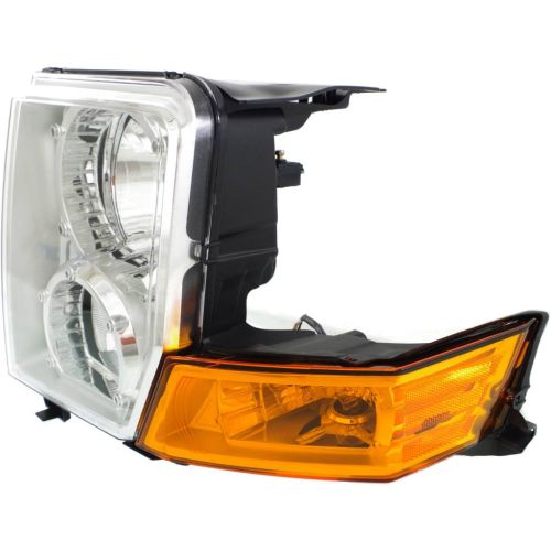JEEP COMMANDER HEAD LAMP ASSEMBLY LEFT (Driver Side) (HALOGEN)W/SIGNAL LAMP OEM#55396537AI 2006-2010 PL#CH2518117