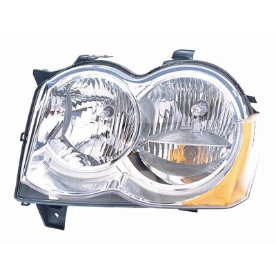 JEEP GRAND CHEROKEE HEAD LAMP ASSEMBLY LEFT (Driver Side) (HALOGEN) **CAPA** OEM#55157483AE 2008-2010 PL#CH2518131C