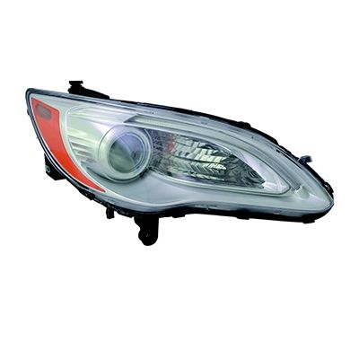 CHRYSLER 200 SEDAN HEAD LAMP ASSEMBLY RIGHT (Passenger Side) (CHROME BEZEL) OEM#5182590AC 2011-2014 PL#CH2519140