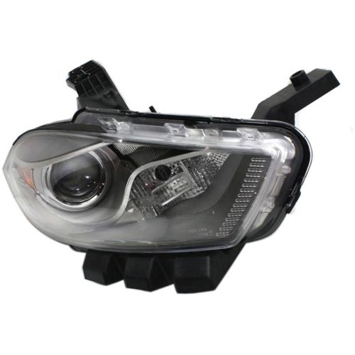 DODGE DART  HEAD LAMP ASSY RIGHT (Passenger Side) (HID)(CHROME BEZEL) OEM#68292806AB 2013-2016 PL#CH2519144