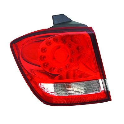 DODGE JOURNEY TAIL LAMP ASSY LEFT (Driver Side) (OUTER)(LED)(W/CHROME TRIM)**CAPA** OEM#68078465AD 2011-2020 PL#CH2804105C