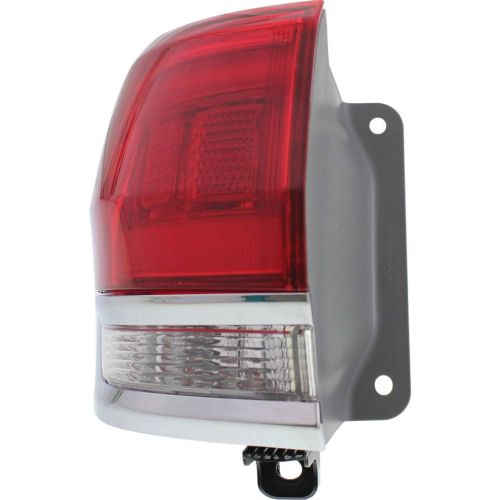 JEEP GRAND CHEROKEE TAIL LAMP ASSEMBLY LEFT (Driver Side) CHROME INSERT OEM#68110017AF 2014-2021 PL#CH2804106