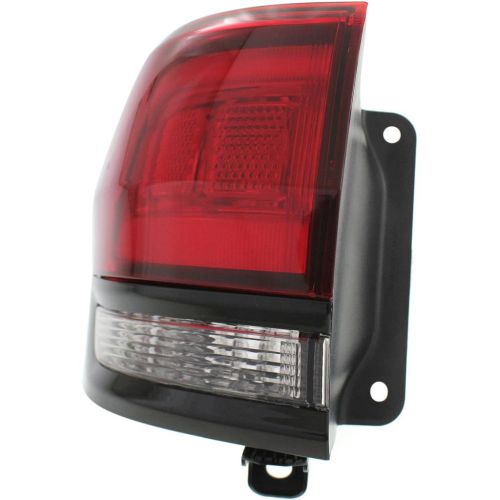 JEEP GRAND CHEROKEE TAIL LAMP ASSEMBLY LEFT (Driver Side) BLACK INSERT (SRT/TRACKHAWH) OEM#68142942AH 2014-2021 PL#CH2804108