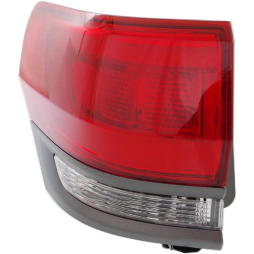 JEEP GRAND CHEROKEE TAIL LAMP ASSEMBLY LEFT (Driver Side) GRAY INSERT **CAPA** OEM#68236105AC 2014-2021 PL#CH2804110C