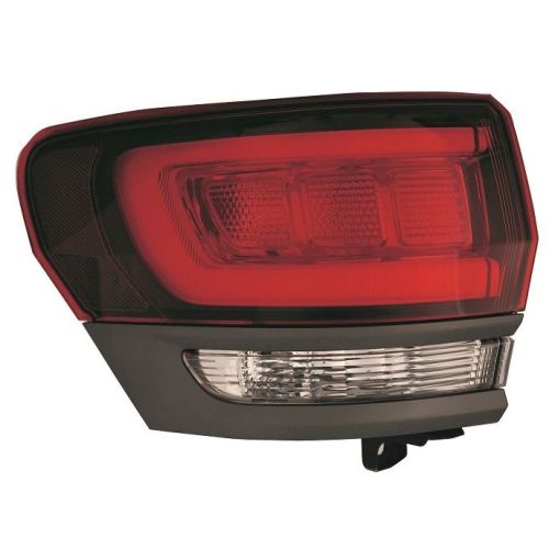 JEEPVEHICLE GRAND CHEROKEE / GRAND CHEROKEE WK TAIL LAMP ASSY LEFT (Driver Side) DARK-GRAY INSERT (TRAILHAWK)**CAPA** OEM#68316193AC 2017-2021 PL#CH2804117C