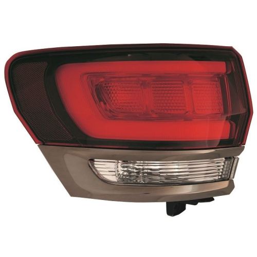 JEEPVEHICLE GRAND CHEROKEE / GRAND CHEROKEE WK TAIL LAMP ASSY LEFT (Driver Side) BUMPERRONZE INSERT (75th EDITION) **CAPA** OEM#68289997AA 2015-2022 PL#CH2804118C