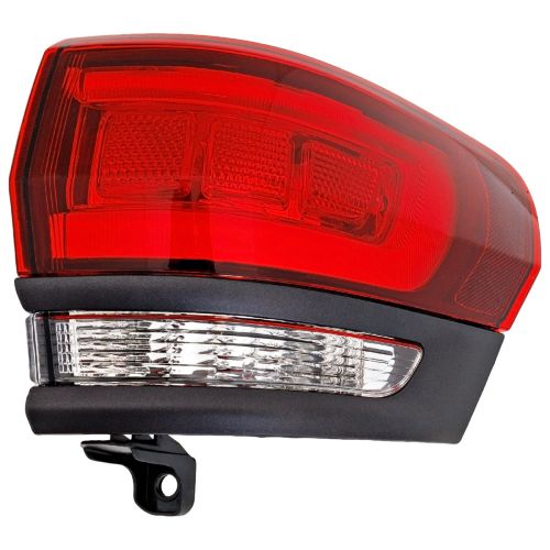JEEP GRAND CHEROKEE / GRAND CHEROKEE WK TAIL LAMP ASSY RIGHT (Passenger Side) GRAY INSERT (BLACK HOUSING) **CAPA** OEM#68368394AC 2018-2021 PL#CH2805120C