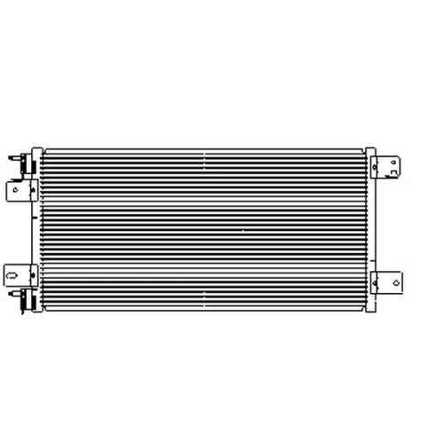 CHRYSLER 200 SEDAN A/C CONDENSER M/T WO/TRANS COOLER WO/RD OEM#68004052AB 2011-2014 PL#CH3030256