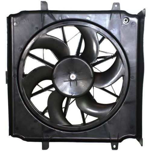 JEEPVEHICLE LIBERTY  RADIATOR & A/C FAN ASSY 2.4L/3.7L (3 PIN SOCKET)(STD DUTY)(SINGLE FAN)(GAS) OEM#55037692AB 2004-2005 PL#CH3115143