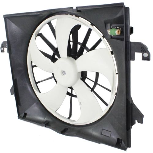 DODGE TRUCKS & VANS DODGE/PU (R1500) RADIATOR & A/C FAN ASSEMBLY (3.7L)(W/RESISTER) OEM#55056851AF 2009-2012 PL#CH3115164