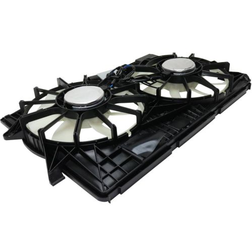 JEEP CHEROKEE RADIATOR & A/C FAN ASSEMBLY (DUAL FAN) (3.2L STD DUTY) W/MODULE) OEM#68164091AH 2014-2018 PL#CH3115178