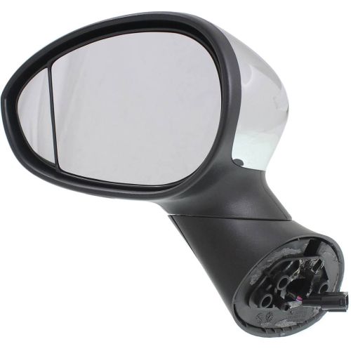 FIAT 500 2DOORS (FIAT) DOOR MIRROR LEFT (Driver Side) POWER/HEATED (W/SPOT GLASS)(CHR CVR) OEM#68087589AC-PFM 2012-2014 PL#FI1320101