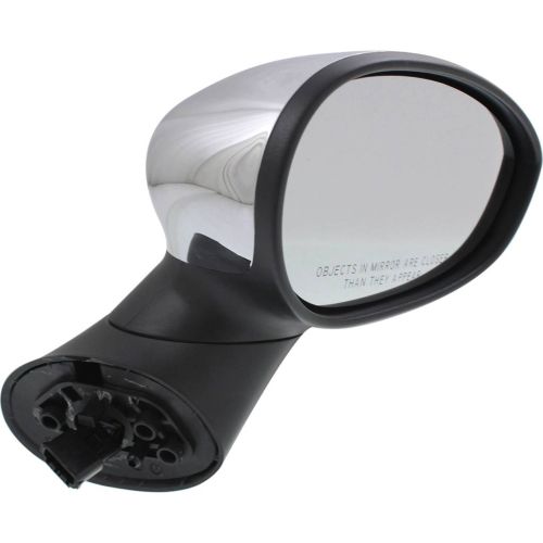 FIAT 500 2DOORS (FIAT) DOOR MIRROR RIGHT (Passenger Side) POWER/HEATED (W/TEMP SENSOR)(W/CONVEX) (CHROME CVR) OEM#5182468AC-PFM 2012-2014 PL#FI1321101