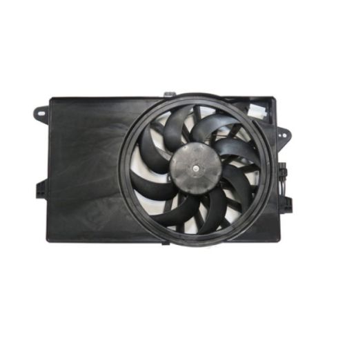 FIAT 500 2DOORS (FIAT) RADIATOR & A/C FAN ASSEMBLY (WO/AC) OEM#55111351AB 2012-2017 PL#FI3115103