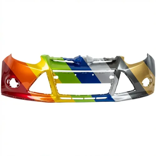 FORD FOCUS HATCHBACK/ST FRONT BUMPER COVER (EXC ST MDL) **CAPA** OEM#BM5Z17D957CAPTM 2012-2014 PL#FO1000664C