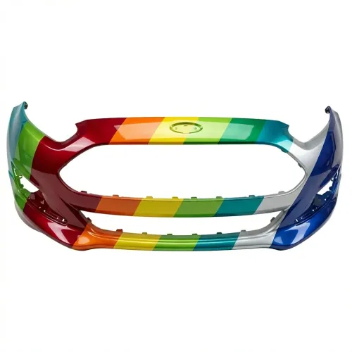 FORD FIESTA/SEDAN  FRONT BUMPER COVER PRIMED (WO/CHROME TRIM)(WO/INTEGRA SPOILER) OEM#D2BZ17757AC 2014-2016 PL#FO1000692