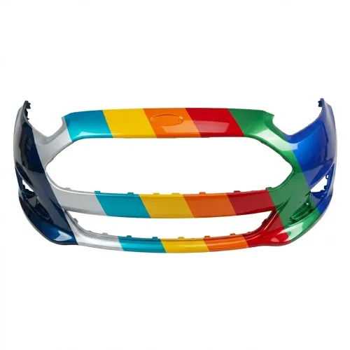 FORD FIESTA/HATCHBACK (EXC ST) FRONT BUMPER COVER PRM OEM#D2BZ17757AB 2014-2019 PL#FO1000693