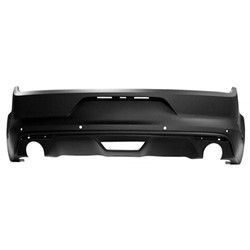 FORD MUSTANG REAR BUMPER COVER PRIMED (2.3L/3.7L)(W/SENSOR) **CAPA** OEM#FR3Z17K835AB 2015-2017 PL#FO1100709C