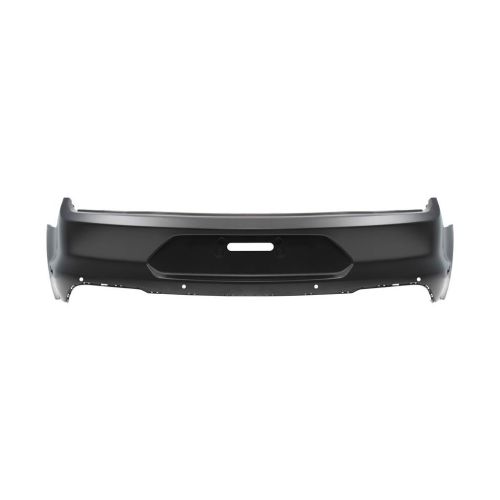 FORD MUSTANG REAR BUMPER COVER PRIMED (5.0L)(W/SENSOR)(W/LICENSE CUTOUT HOLE) OEM#JR3Z17K835BAPTM 2018-2020 PL#FO1100738