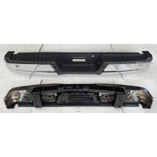 FORD TRUCKS & VANS FORD/PU F150 HYBRID REAR STEP BMP ASSY CHROME (W/SENSOR)(WO/ACTIVE PK SENSOR)(WO/TOW HITCH) OEM#ML3Z17906DA-PFM 2021-2023 PL#FO1103242