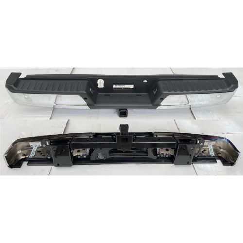 FORD TRUCKS & VANS FORD/PU F150 HYBRID REAR STEP BMP ASSY CHROME (W/SENSOR)(WO/ACTIVE PK SENSOR)(W/STD TOW HITCH) OEM#ML3Z17906DA-PFM 2021-2023 PL#FO1103248