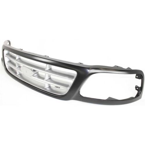 FORD TRUCKS & VANS FORD/PU  (F150 HERITAGE MODEL) GRILLE BLACK/GRAY (2 horizontal & 2 vertical bars ) OEM#3L3Z8200DA 2004 PL#FO1200376
