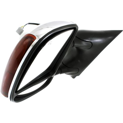 FORD TRUCKS & VANS FORD/PU (F250/350/450/550) Super Duty DOOR MIRROR LEFT (Driver Side) PWR/HTD/SIGNAL (CHROME CVR)(DUAL ARMS/GLASS)(TRAILER) OEM#5C3Z17683EAA 2003-2007 PL#FO1320269
