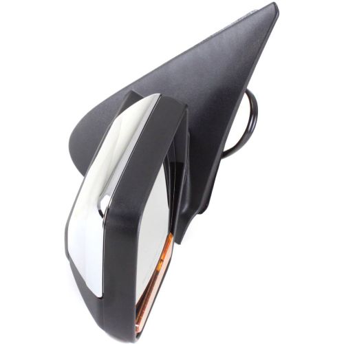 LINCOLN NAVIGATOR  DOOR MIRROR LEFT (Driver Side) PWR/HTD/SIGNAL/PUDDL/MEMORY (PWR-FOLD)(CHROME) OEM#9L7Z17683AA 2009-2010 PL#FO1320392