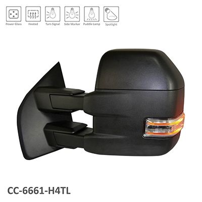 FORD TRUCKS & VANS FORD/PU  (F150)(EXC RAPTOR) DOOR MIRROR LEFT (Driver Side) MANUAL (W/SIGNAL)(TOW TYPE)(TXT CVR) OEM#FL3Z17683AC 2015-2018 PL#FO1320516