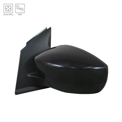 FORD TRUCKS & VANS ESCAPE  DOOR MIRROR LEFT (Driver Side) PWR/N-HTD (WO/SIGNAL)(W/BSD)(PTM) OEM#GJ5Z17683CA-PFM 2017-2019 PL#FO1320566