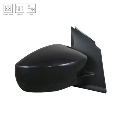 FORD TRUCKS & VANS ESCAPE  DOOR MIRROR RIGHT (Passenger Side) PWR/HTD (WO/SIGNAL)(W/BSD)(PTM) OEM#GJ5Z17682DA-PFM 2017-2019 PL#FO1321568
