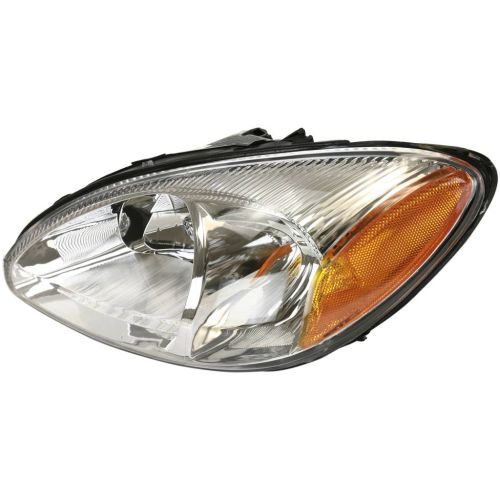 FORD TAURUS  HEAD LAMP LEFT (Driver Side) (W/CHROME BEZEL)(W/O CENTENNIAL EDITION) **CAPA** OEM#1F1Z13008AB 2000-2007 PL#FO2502169C