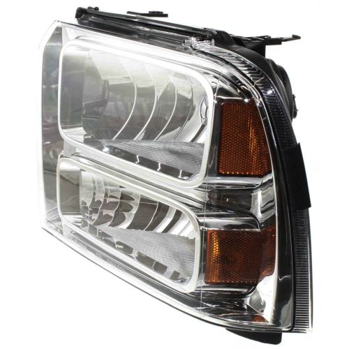 FORD TRUCKS & VANS FORD/PU (F250/350/450/550) Super Duty HEAD LAMP/PARK LAMP ASSEMBLY LEFT (Driver Side) (W/CHR HUSG)(COMPOSITE) OEM#6C3Z13008BB 2005-2007 PL#FO2502217