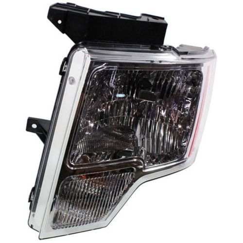 FORD TRUCKS & VANS FORD/PU  (F150)(EXC SVT RAPTOR) HEAD LAMP ASSY LEFT (Driver Side) (HALOGEN)(CHROME TRIM)**CAPA** OEM#DL3Z13008B 2009-2014 PL#FO2502287C