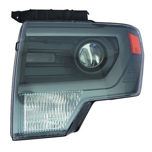 FORD TRUCKS & VANS FORD/PU F150 SVT RAPTOR HEAD LAMP UNIT LEFT (Driver Side) (HID)(GRAY TRIM)**CAPA** OEM#DL3Z13008CB 2010-2014 PL#FO2518122C
