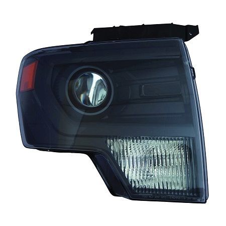FORD TRUCKS & VANS FORD/PU F150 (EXC SVT RAPTOR) HEAD LAMP RIGHT (Passenger Side) (HID)(BLACK TRIM)(WO/BULBS&BALLAST)**CAPA** OEM#DL3Z13008DB 2009-2014 PL#FO2519121C
