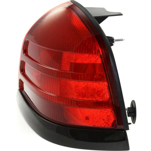 FORD CROWN VICTORIA TAIL LAMP UNIT RIGHT (Passenger Side) (RED LENS W/BLACK MLDG)(W/O SPT PKG)(2 BULBS) OEM#8W7Z13404A 2000-2011 PL#FO2801160