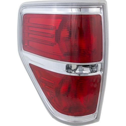 FORD TRUCKS & VANS FORD/PU F150 (EXC SVT RAPTOR) TAIL LAMP UNIT LEFT (Driver Side) (STYLESIDE)(CHROME TRIM) OEM#BL3Z13405B 2009-2014 PL#FO2818143