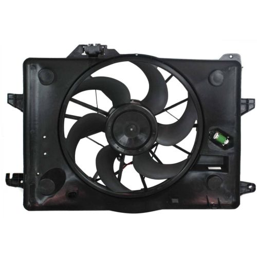 FORD CROWN VICTORIA RADIATOR & A/C FAN ASSEMBLY (FROM 4-8-00)(SINGLE FAN) OEM#1W1Z8C607AA 2000-2002 PL#FO3115121