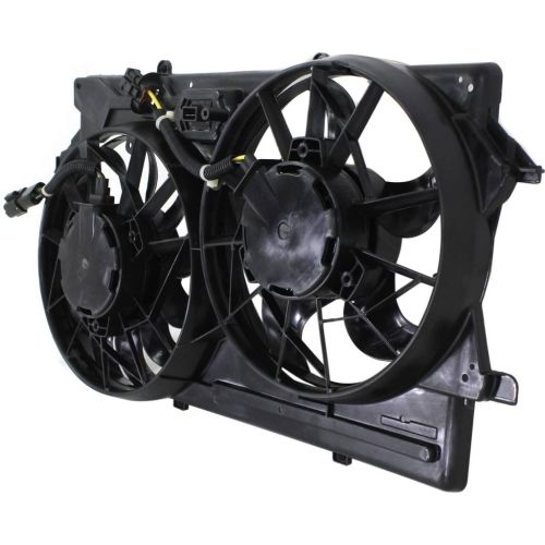 FORD FOCUS RADIATOR & A/C FAN ASSY (2.0L DOHC W/AC)(DUAL FAN) OEM#3S4Z8C607A 2003-2004 PL#FO3115153
