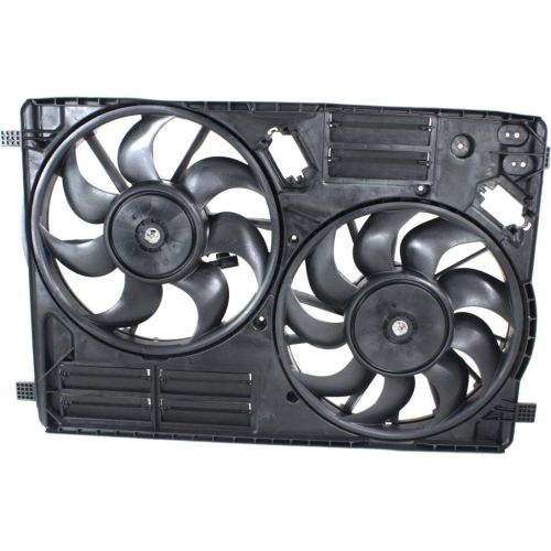 FORD TRUCKS & VANS ESCAPE RADIATOR FAN ASSEMBLY (1.5 TURBO)(2.0 TURBO 17-19) (WO/TOW)(DUAL FAN) OEM#EJ7Z8C607C 2017-2019 PL#FO3115216