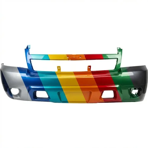 GM TRUCKS & VANS AVALANCHE FRONT BUMPER COVER PRIMED (W/ROUND FOG)**CAPA** OEM#25814570 2007-2013 PL#GM1000817C