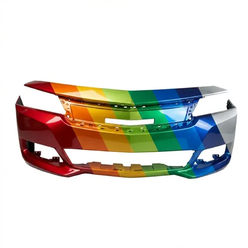 CHEVROLET IMPALA  (NEW)(4pc T/L) FRONT BUMPER COVER PRIMED 2.5L OEM#22990032 2014-2019 PL#GM1000946